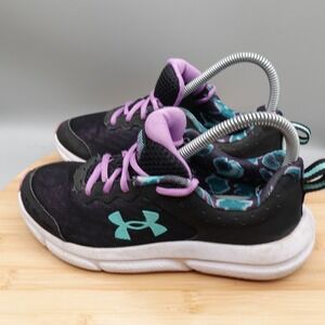 Under‎ Armour Shoes 5Y Womens 6.5 Black Purple Athletic Charged Assert 10 Flaws